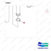 NR14-00605 Oil Cylinder Unit(Triple Mast Middle Oil Cylinder) - parts diagram, item 9 shown - genuine Doosan / Bobcat forklift part