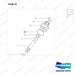 NR14-00623 Oil Cylinder Unit(Dump Ram Oil Cylinder) -1~1.25 ton - parts diagram, item 10 shown - genuine Doosan / Bobcat forklift part