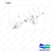 NR14-00632 Front Wheel Assembly - full parts diagram, item 4 marked - genuine Doosan / Bobcat forklift part