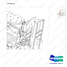 NR14-00664 General Assembly - parts diagram, item 38 shown - genuine Doosan / Bobcat forklift part