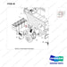 NR14-00666 General Assembly - parts diagram, item 45 shown - genuine Doosan / Bobcat forklift part