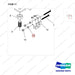 NR14-00709 Direction Switch Unit - parts diagram, item 11 shown - genuine Doosan / Bobcat forklift part