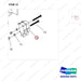 NR14-00710 Direction Switch Unit - parts diagram, item 12 shown - genuine Doosan / Bobcat forklift part
