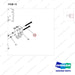 NR14-00711 Direction Switch Unit - parts diagram, item 13 shown - genuine Doosan / Bobcat forklift part