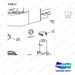 NR14-00734 Final Assembly - parts diagram, item 21 shown - genuine Doosan / Bobcat forklift part