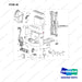 NR14-00755 Final Assembly - full parts diagram, item 36 marked - genuine Doosan / Bobcat forklift part