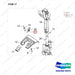 NR14-00884 General Assembly - parts diagram, item 17 shown - genuine Doosan / Bobcat forklift part