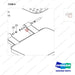 NR14-01072 Pedal Assembly - parts diagram, item 9 shown - genuine Doosan / Bobcat forklift part