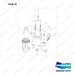 NR14-01095 Relocation Mechanism (EPS Power Assisted Steering) - full parts diagram, item 16 marked - genuine Doosan / Bobcat forklift part