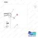 NR14-01220 Guardrail Assembly - parts diagram, item 2 shown - genuine Doosan / Bobcat forklift part
