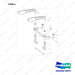 NR14-01222 Guardrail Assembly - full parts diagram, item 4 marked - genuine Doosan / Bobcat forklift part