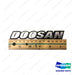 Plate,Name;plastic, Doosan Logo - Doosan Forklift Part NR15-00005