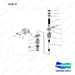 NR15-00472 SPRING ASSY;MOTOR HANGING - full parts diagram, item 10 marked - genuine Doosan / Bobcat forklift part