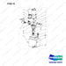 NR15-01205 Hydraulic Pump (RY15071009 ~Up) - full parts diagram, item 18 marked - genuine Doosan / Bobcat forklift part