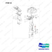 NR18-00027 Steering Device Assembly(electric steering) - full parts diagram, item 34 marked - genuine Doosan / Bobcat forklift part