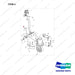NR19-00002 Steering Wheel Unit - Dual - full parts diagram, item 4 marked - genuine Doosan / Bobcat forklift part