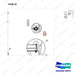 NR22-00010 ELECTRIC SYSTEM_1 - parts diagram, item 22 shown - genuine Doosan / Bobcat forklift part