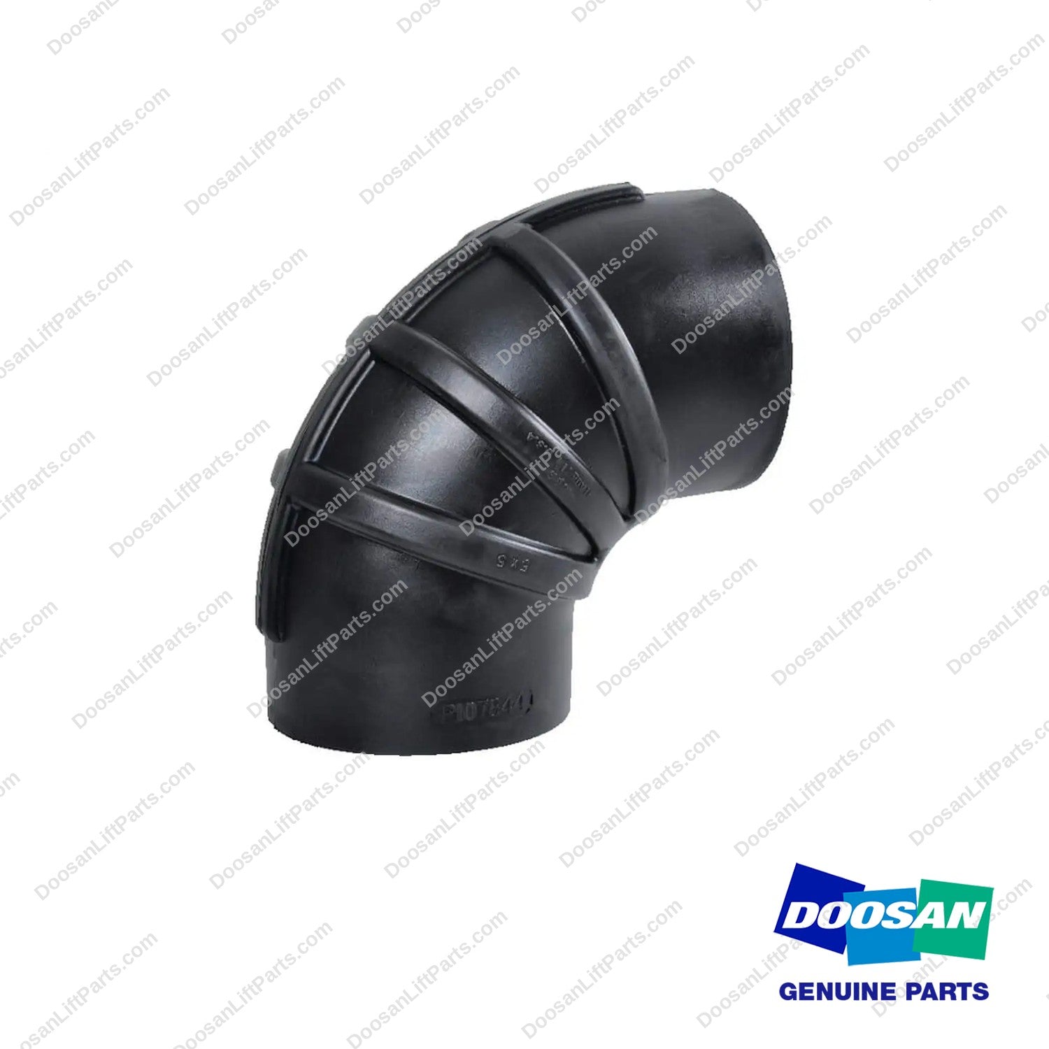 P107844 - Rbr Elbow - photo 2 - genuine Doosan / Bobcat forklift part