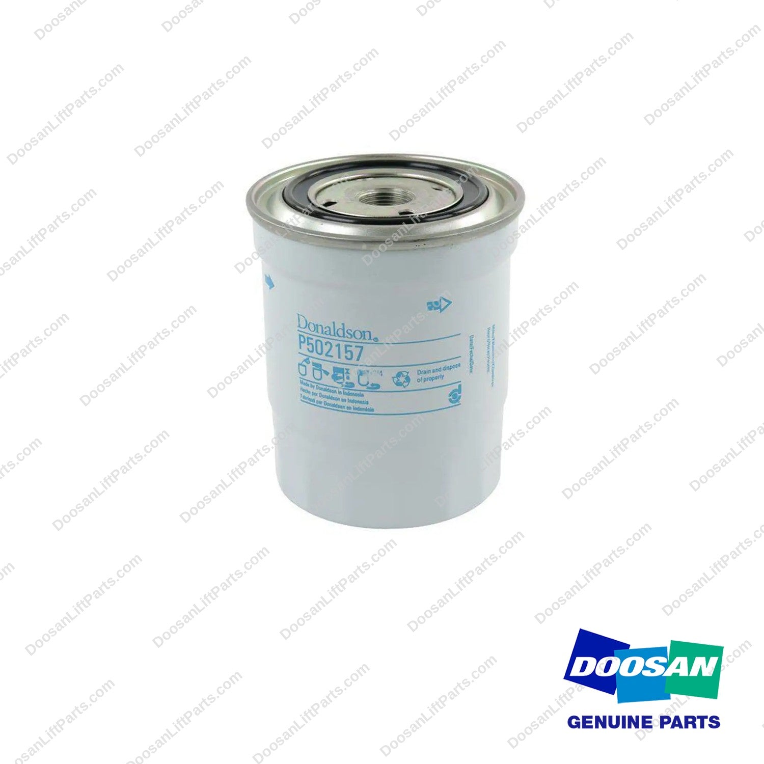 P502157 - Fuel Filter - photo 2 - genuine Doosan / Bobcat forklift part