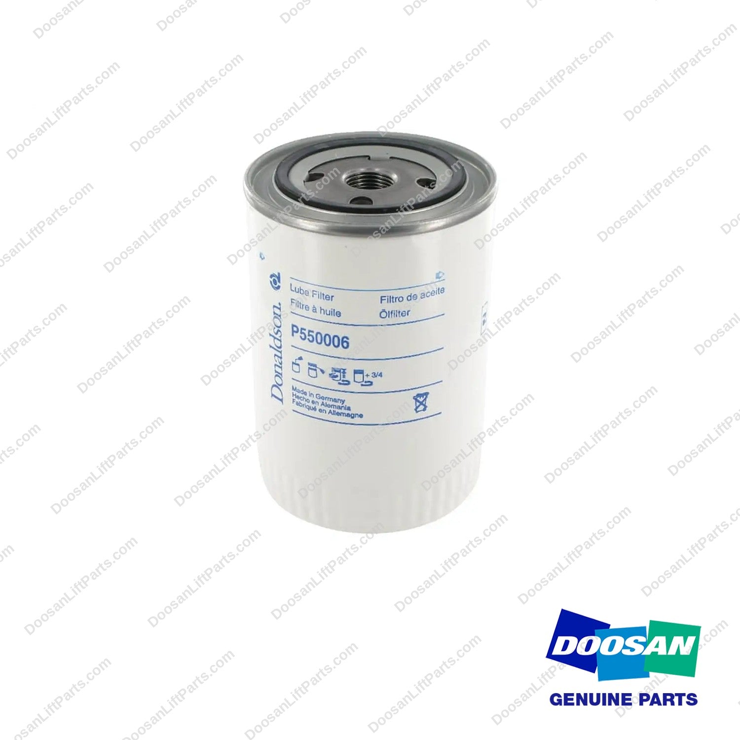 P550006 - Lube Filter - photo 2 - genuine Doosan / Bobcat forklift part