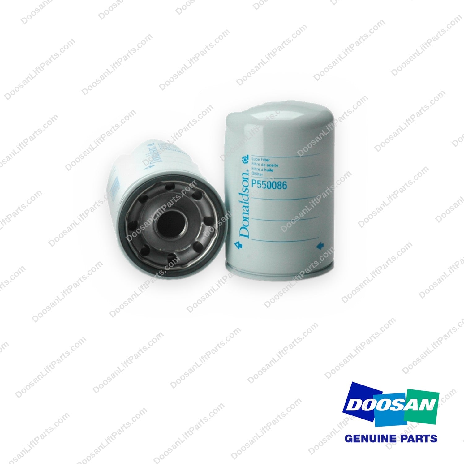 P550086 - Lube Filter 12 (Pack of 6) - OEM Doosan Daewoo Bobcat