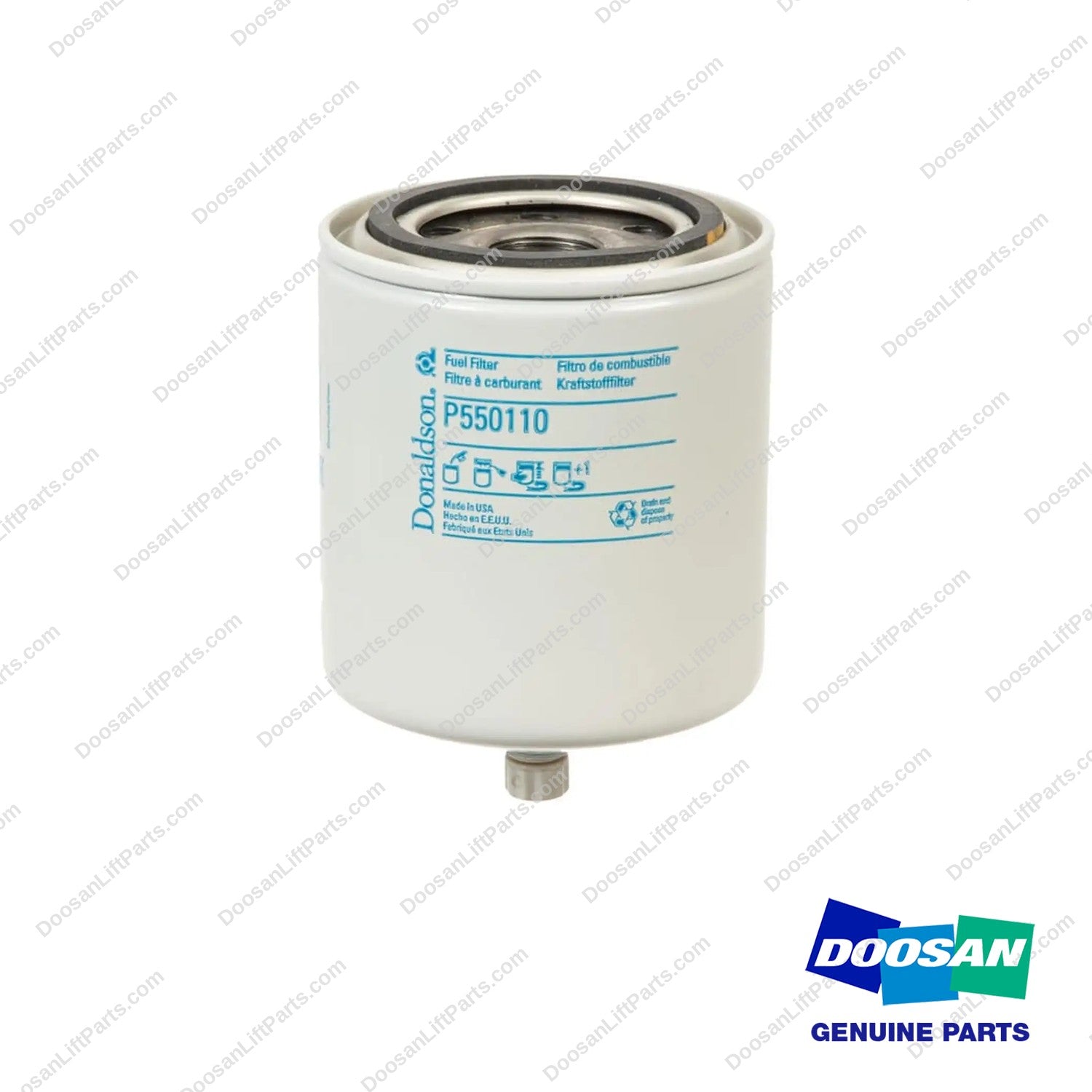 P550110 - Fuel Filter 12 (Pack of 12) - photo 2 - genuine Doosan / Bobcat forklift part