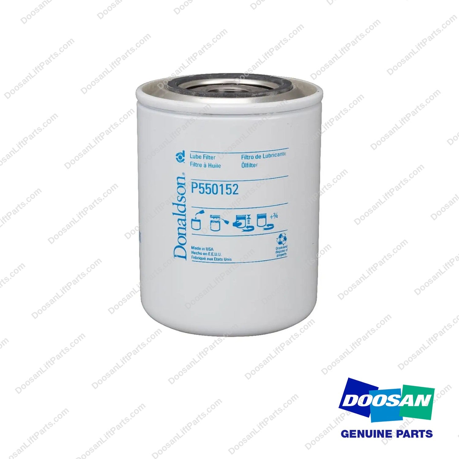 P550152 - Lube Filter 12 (Pack of 12) - photo 2 - genuine Doosan / Bobcat forklift part