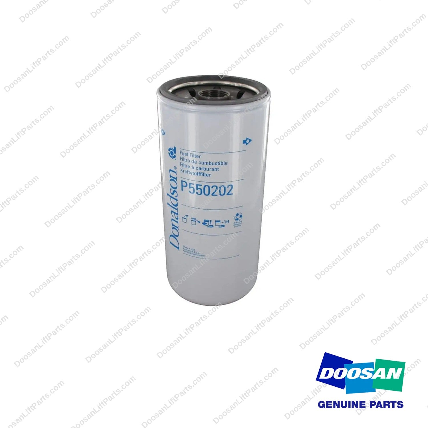 P550202 - Fuel Filter 6 (Pack of 6) - photo 2 - genuine Doosan / Bobcat forklift part