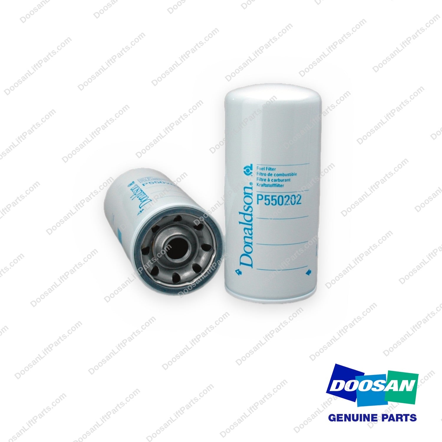 P550202 - Fuel Filter 6 (Pack of 6) - OEM Doosan Daewoo Bobcat