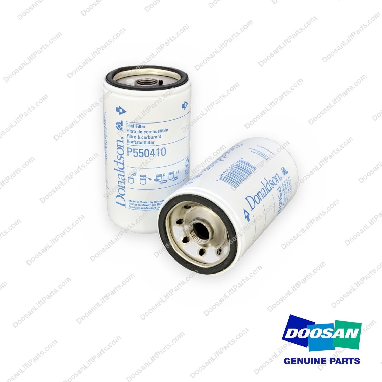 P550410 - Fuel Filter 12 (Pack of 6) - OEM Doosan Daewoo Bobcat