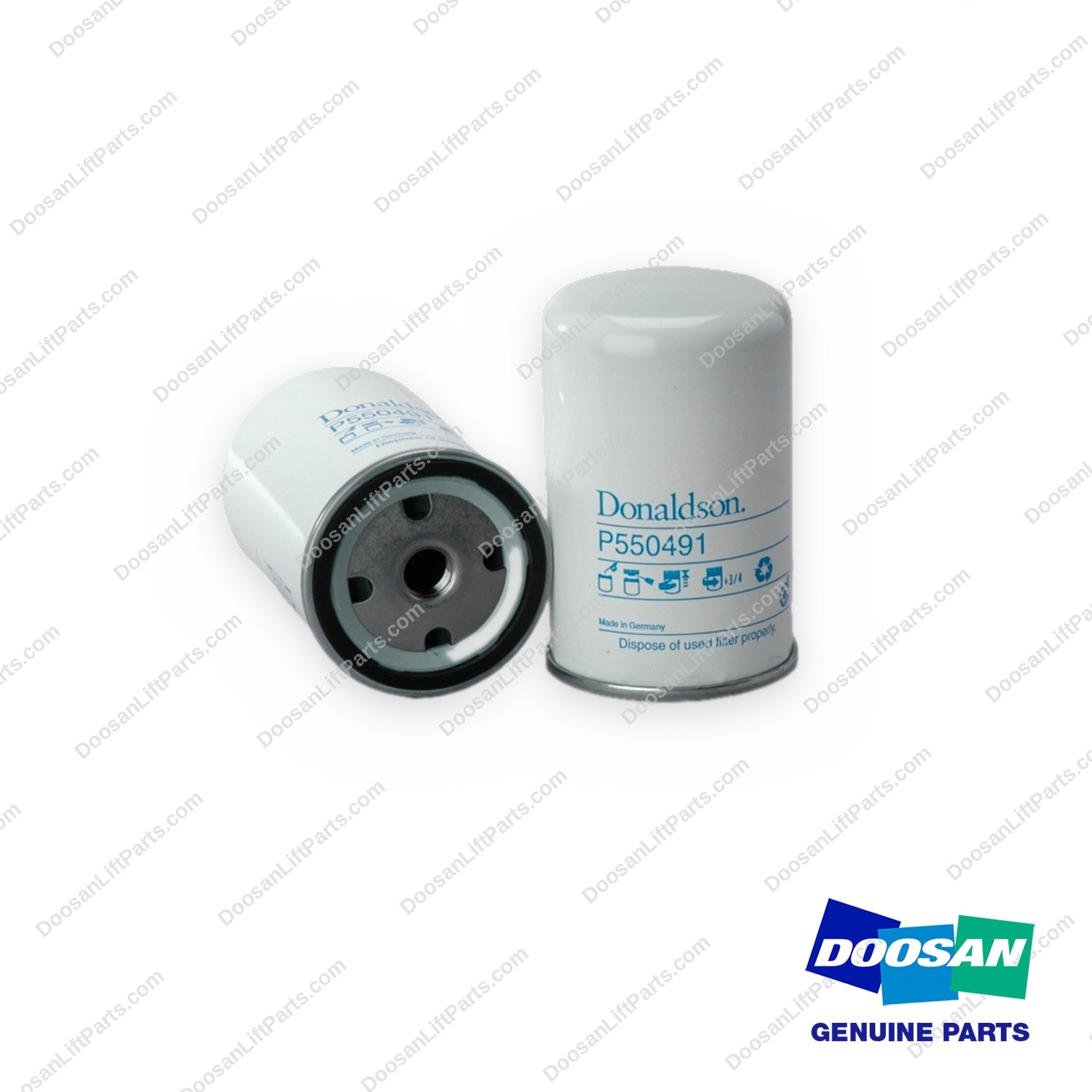 P550491 - Fuel Filter - OEM Doosan Daewoo Bobcat