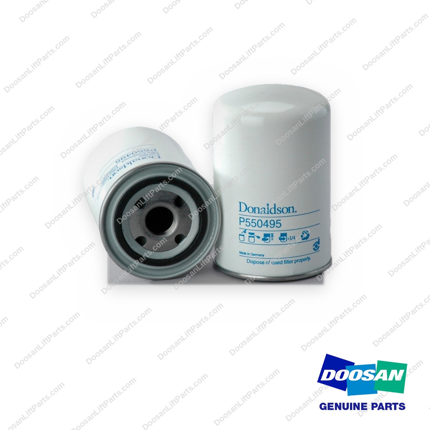 P550495 - Fuel Filter - OEM Doosan Daewoo Bobcat