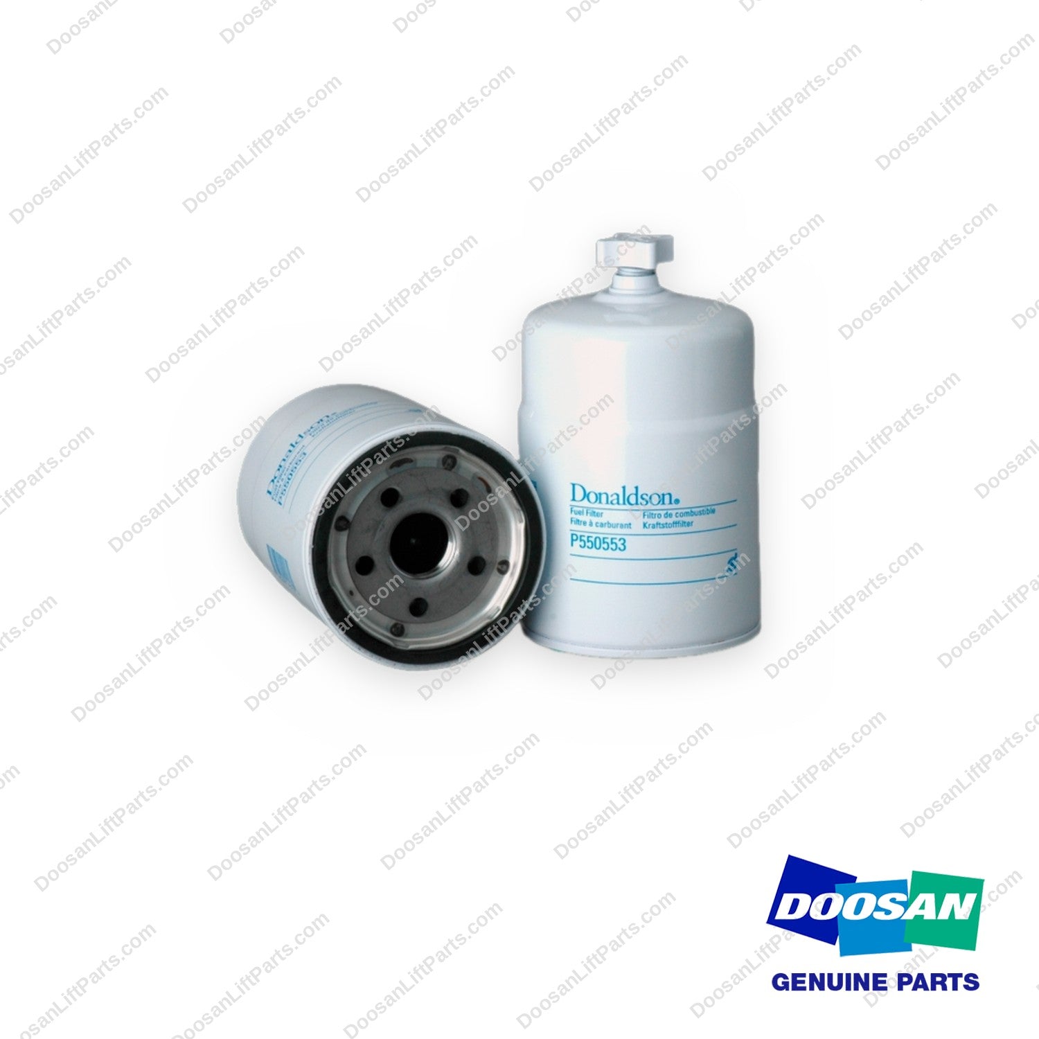 P550553 - Ff/ws Filter (Pack of 12) - OEM Doosan Daewoo Bobcat