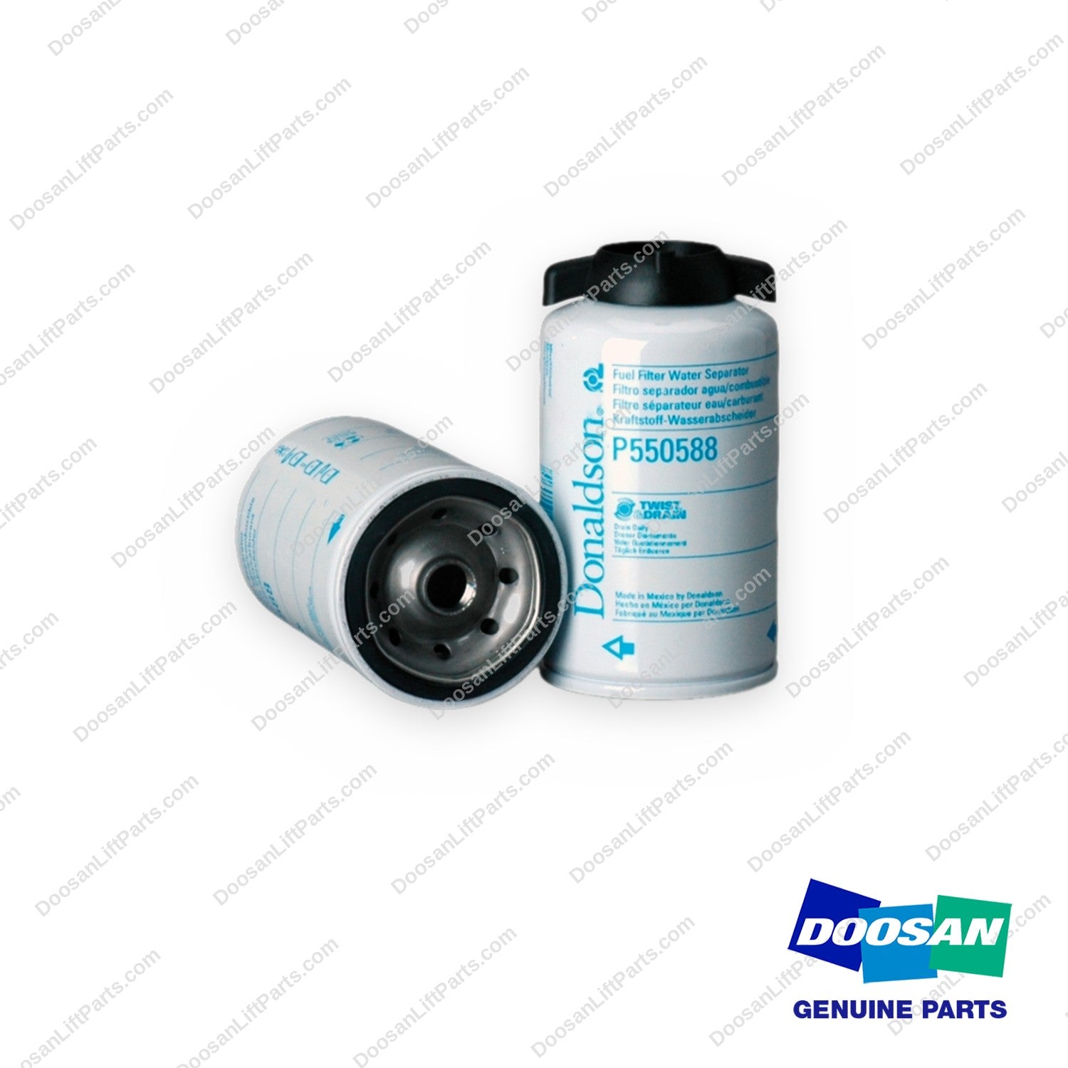P550588 - Fuel Filter (Pack of 12) - OEM Doosan Daewoo Bobcat