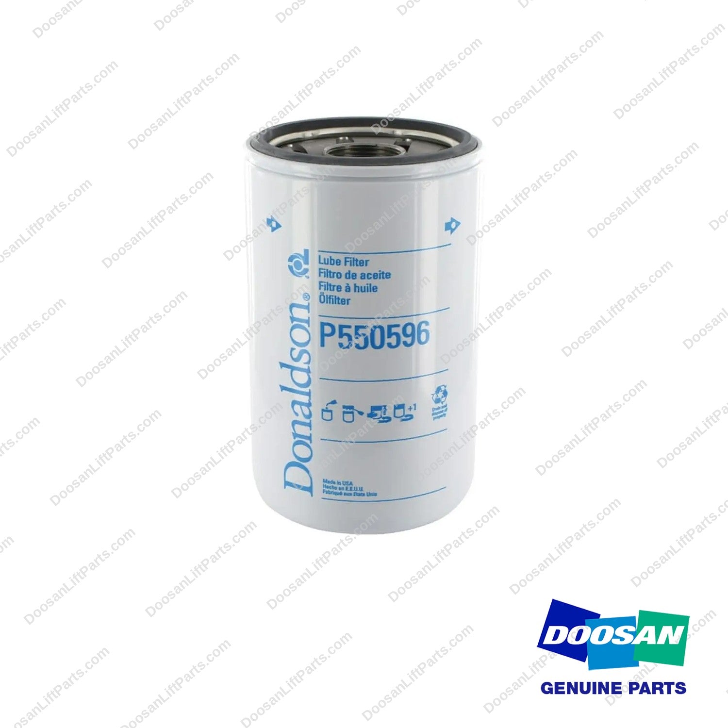 P550596 - Lube Filter (Pack of 6) - photo 2 - genuine Doosan / Bobcat forklift part