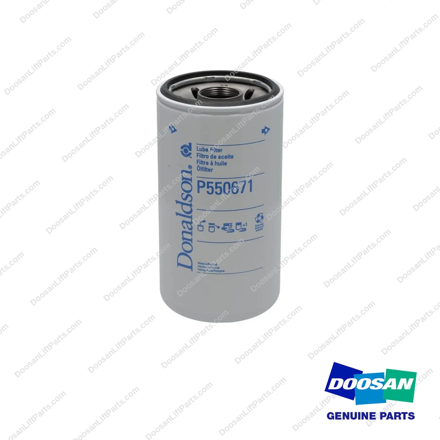 P550671 - Lube Filter 6 (Pack of 6) - photo 2 - genuine Doosan / Bobcat forklift part