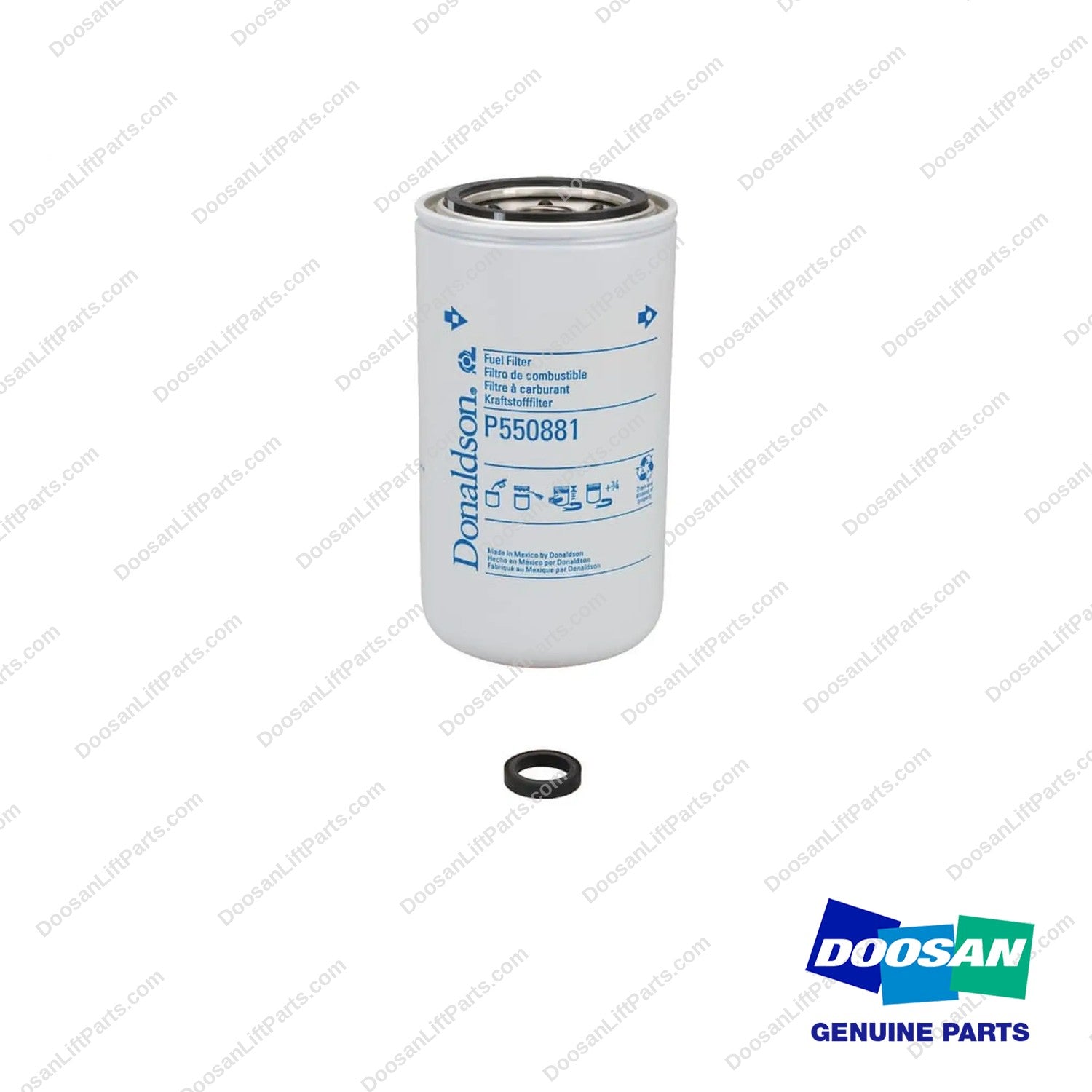 P550881 - Spin ON Fuel Filter (Pack of 12) - photo 2 - genuine Doosan / Bobcat forklift part