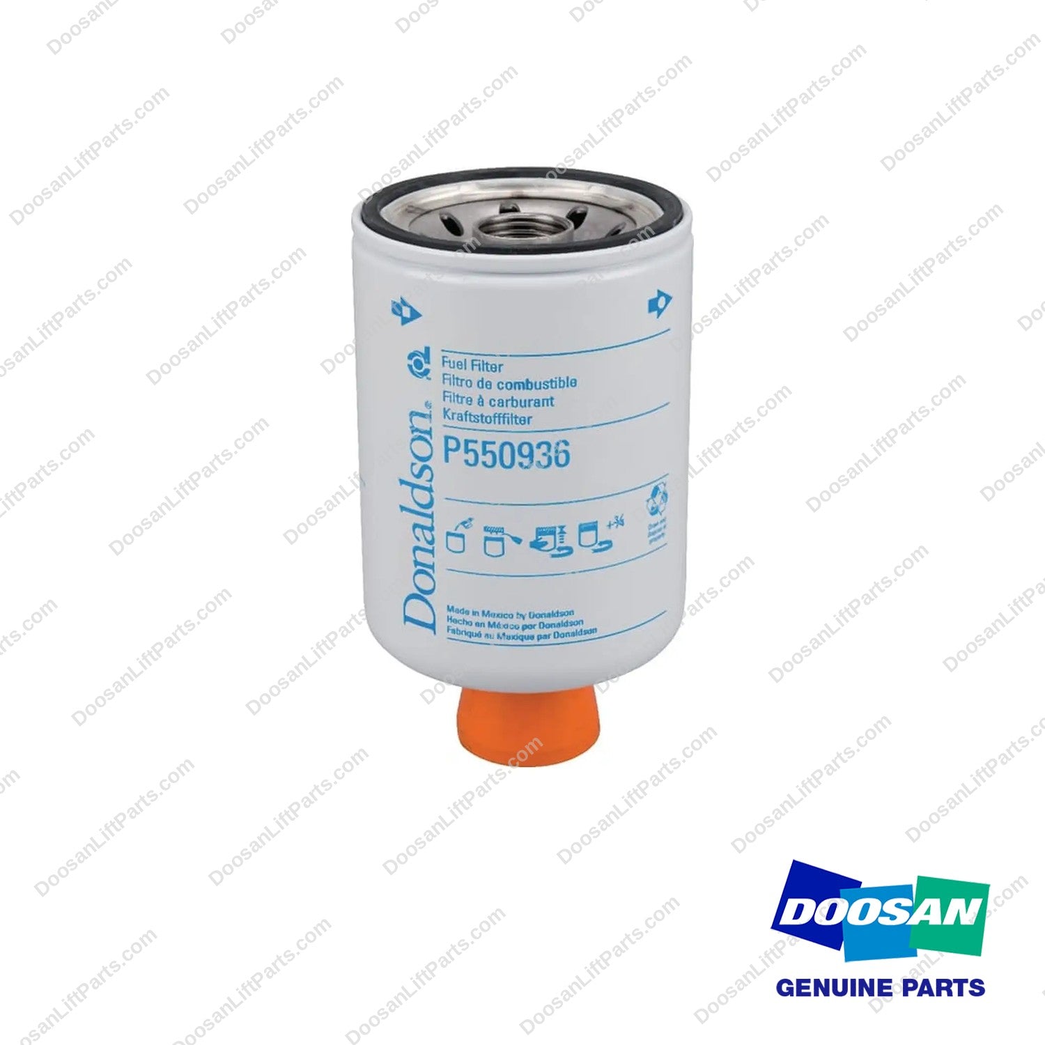 P550936 - Fuel Filter 12 (Pack of 12) - photo 2 - genuine Doosan / Bobcat forklift part
