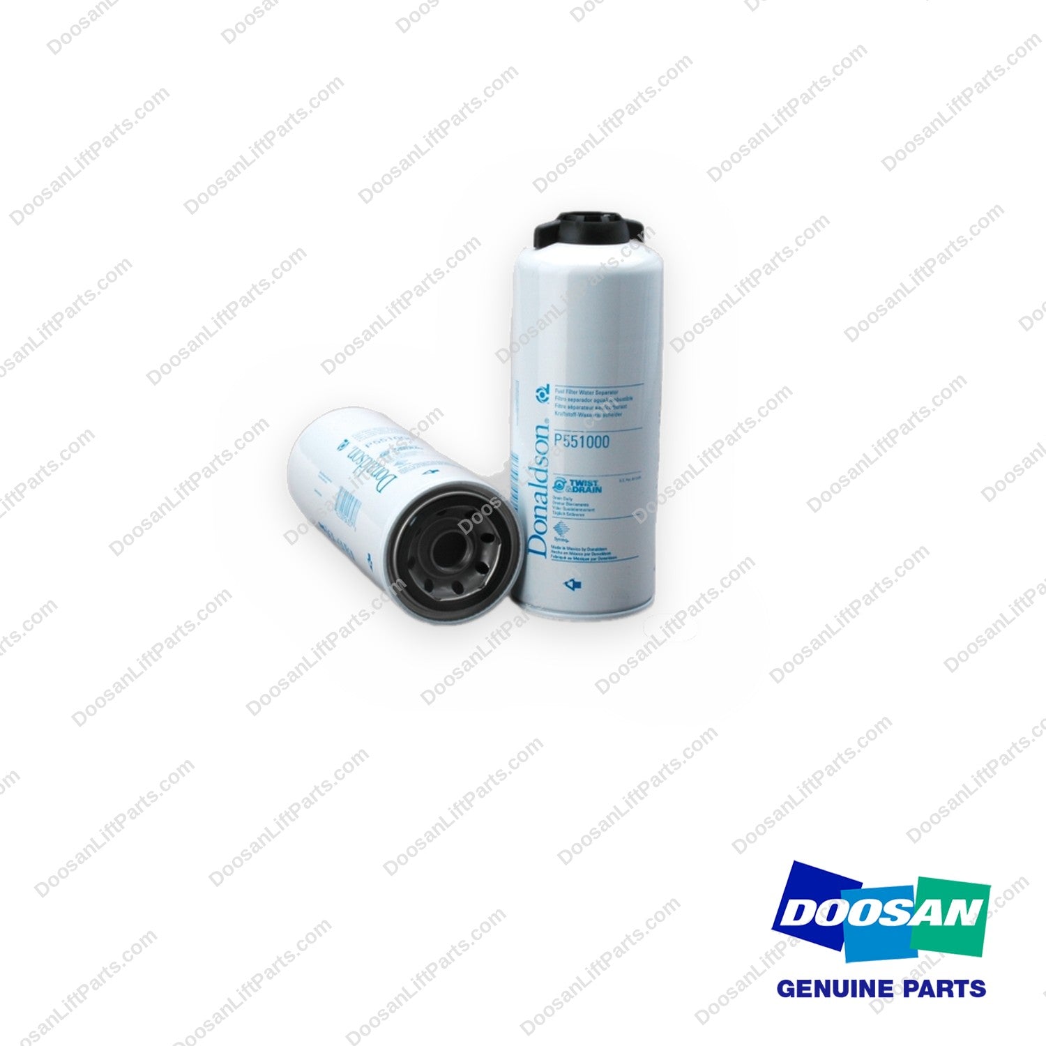 P551000 - Ff/ws Filter 12 (Pack of 12) - OEM Doosan Daewoo Bobcat