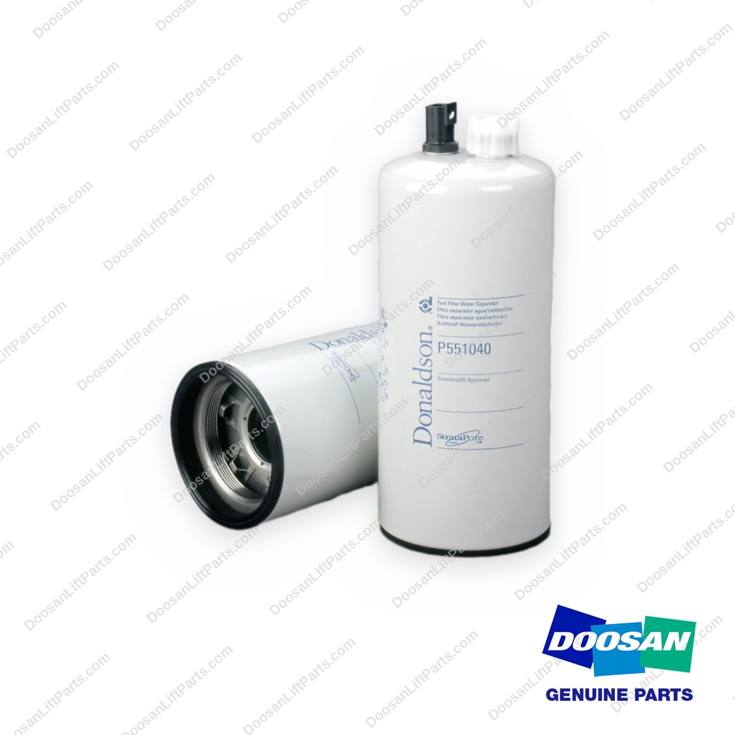 P551040 - Ff/ws Filter (Pack of 3) - OEM Doosan Daewoo Bobcat