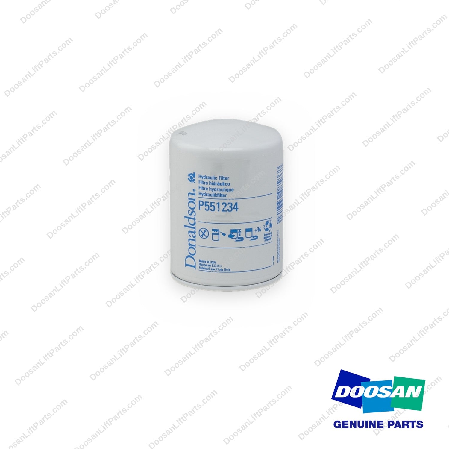 P551234 - Hydraulic Filter - OEM Doosan Daewoo Bobcat