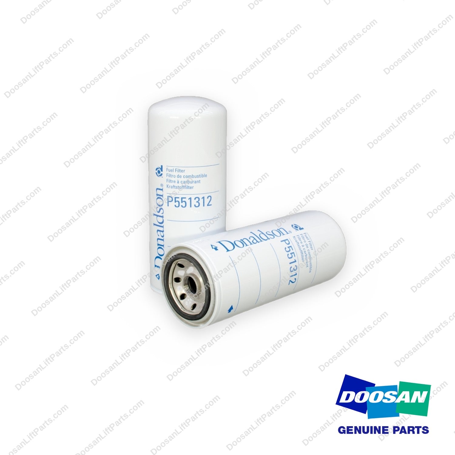 P551312 - Fuel Filter 6 (Pack of 6) - OEM Doosan Daewoo Bobcat