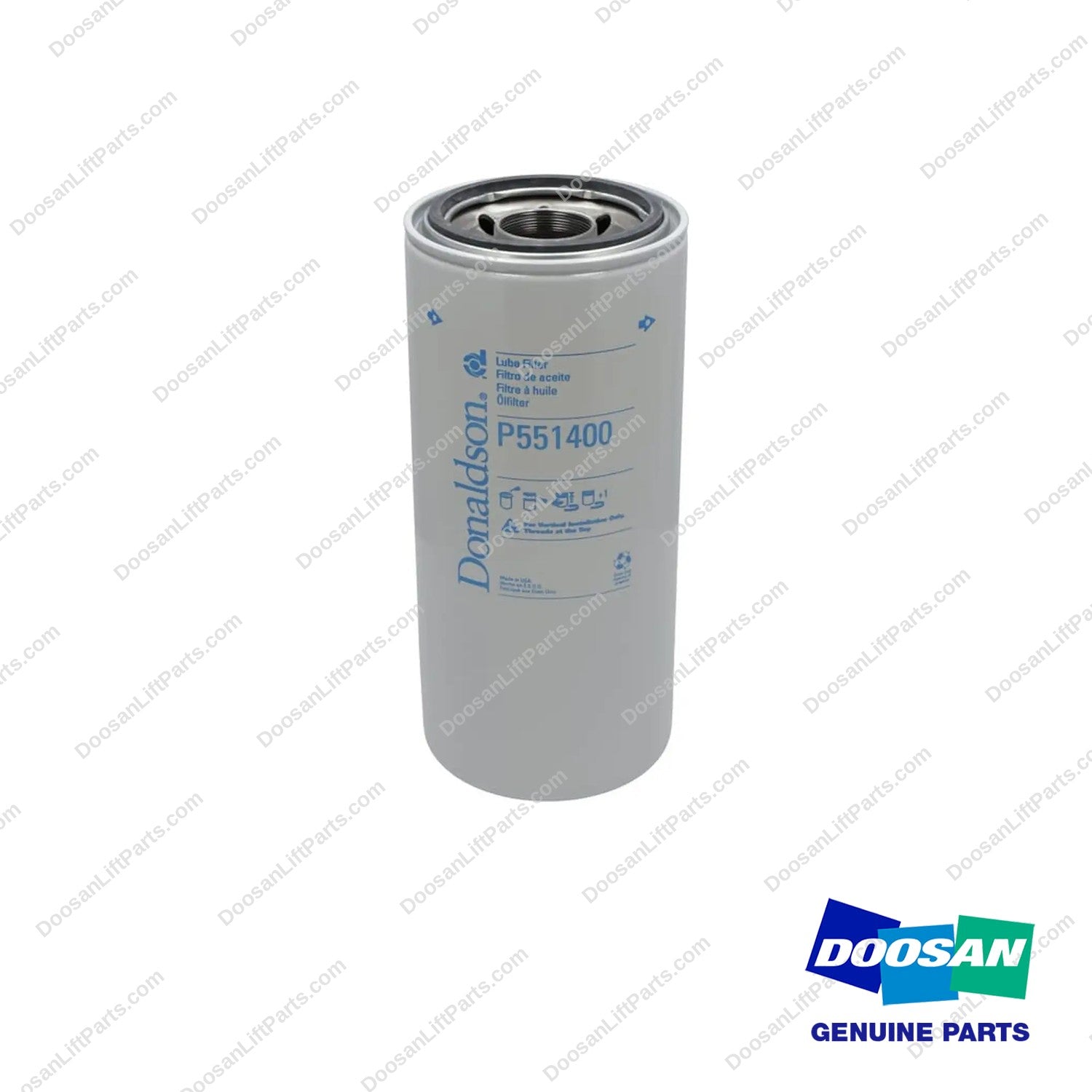 P551400 - Lube Filter 6 (Pack of 6) - photo 2 - genuine Doosan / Bobcat forklift part