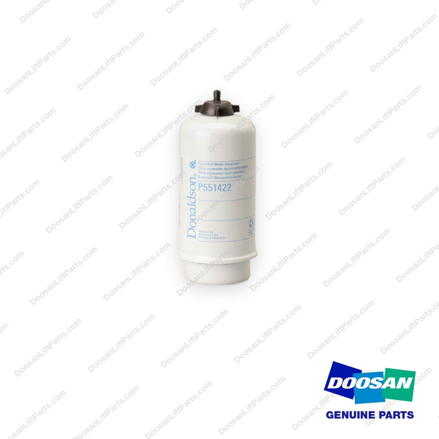 P551422 - Air & Liqu Fuel Filt/water Sep Cartridge (Pack of 6) - OEM Doosan Daewoo Bobcat
