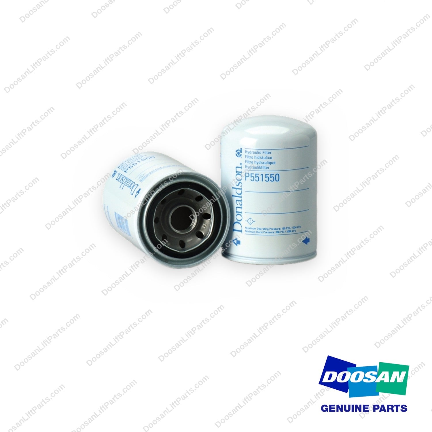 P551550 - Hydraulic Filter (Pack of 12) - OEM Doosan Daewoo Bobcat