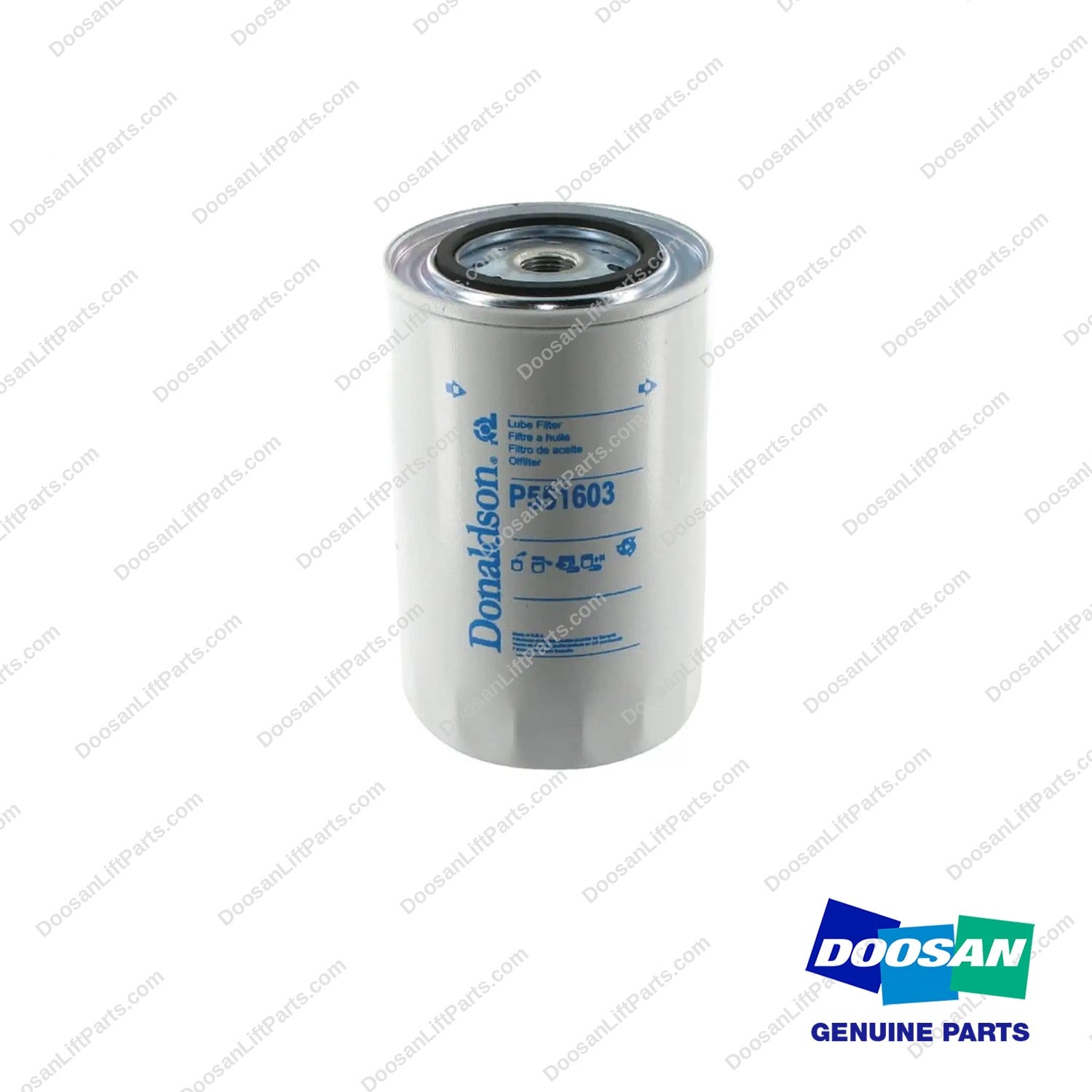 P551603 - Lube Filter - photo 2 - genuine Doosan / Bobcat forklift part