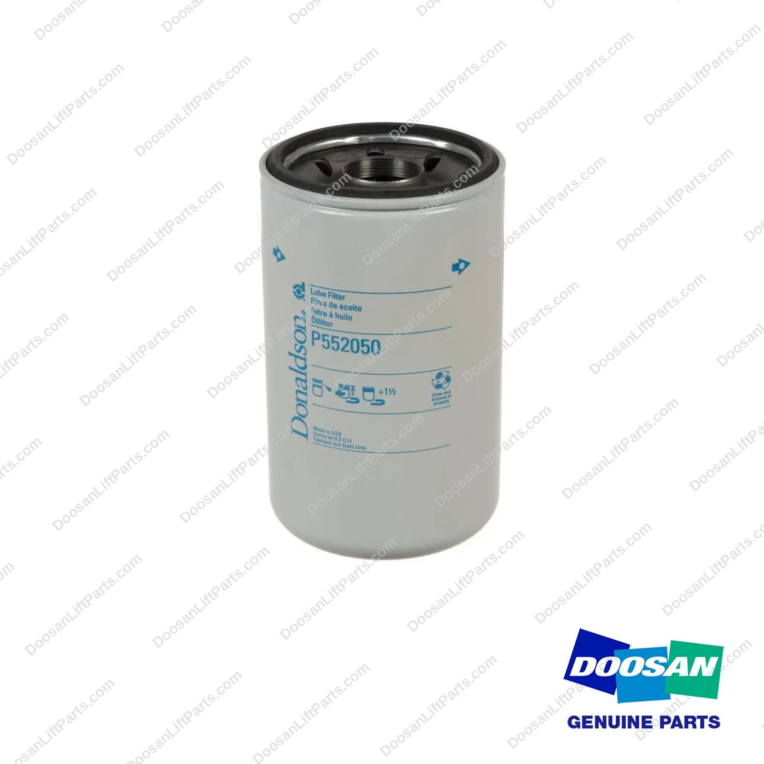 P552050 - Lube Filter 6 (Pack of 6) - photo 2 - genuine Doosan / Bobcat forklift part