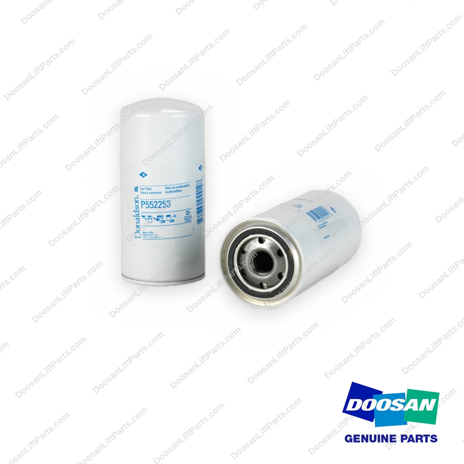 P552253 - Fuel Filter - OEM Doosan Daewoo Bobcat