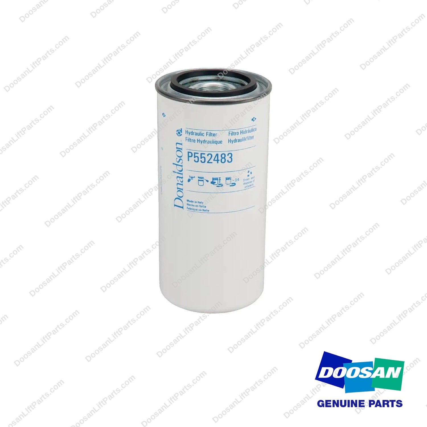 P552483 - Hydraulic Filter - photo 2 - genuine Doosan / Bobcat forklift part
