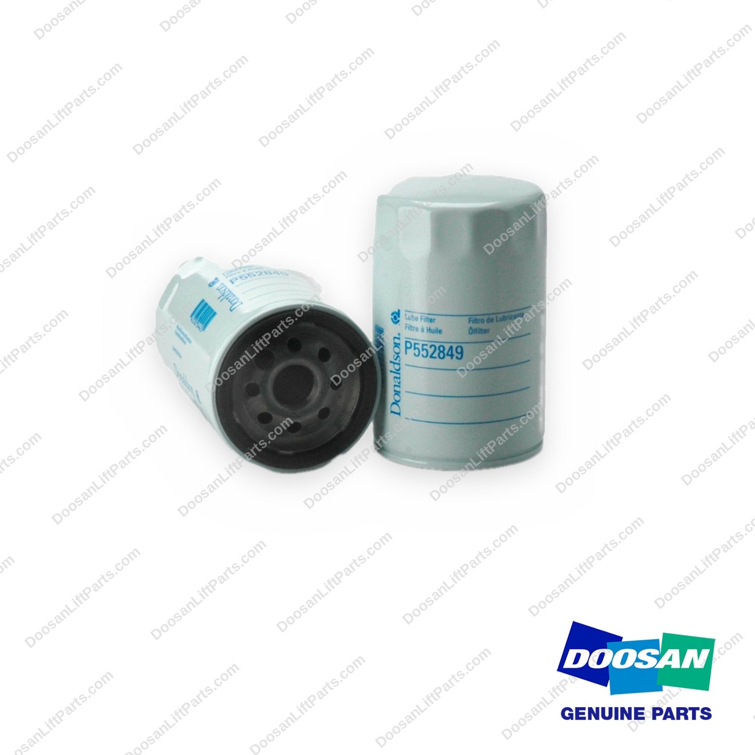 P552849 (replaces P555522) - Lube Filter (Pack of 12) - OEM Doosan Daewoo Bobcat